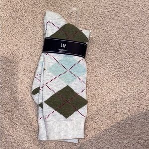 Brand new gap Argyle socks
